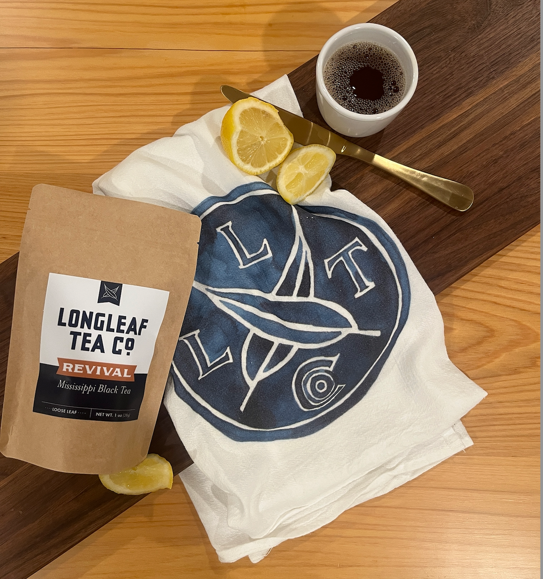 Longleaf Logo Tea Towel